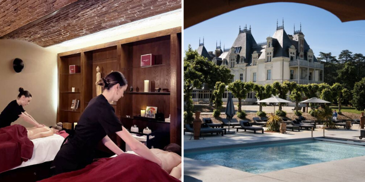 Le spa du Château de Maubreuil