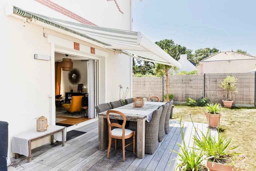 Beau jardin proche mer Pornichet