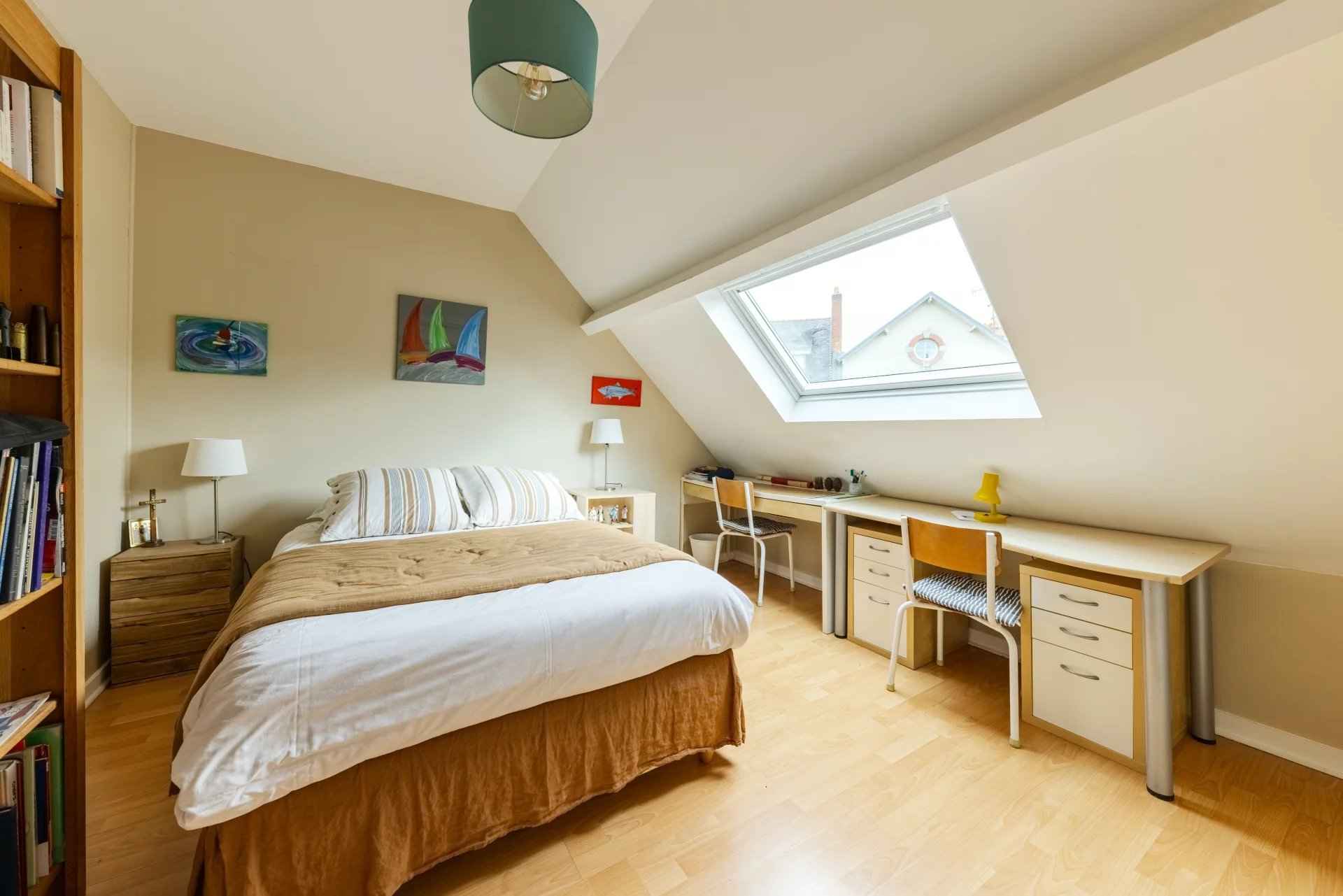 belle luminosité dans les chambres maison Nantes