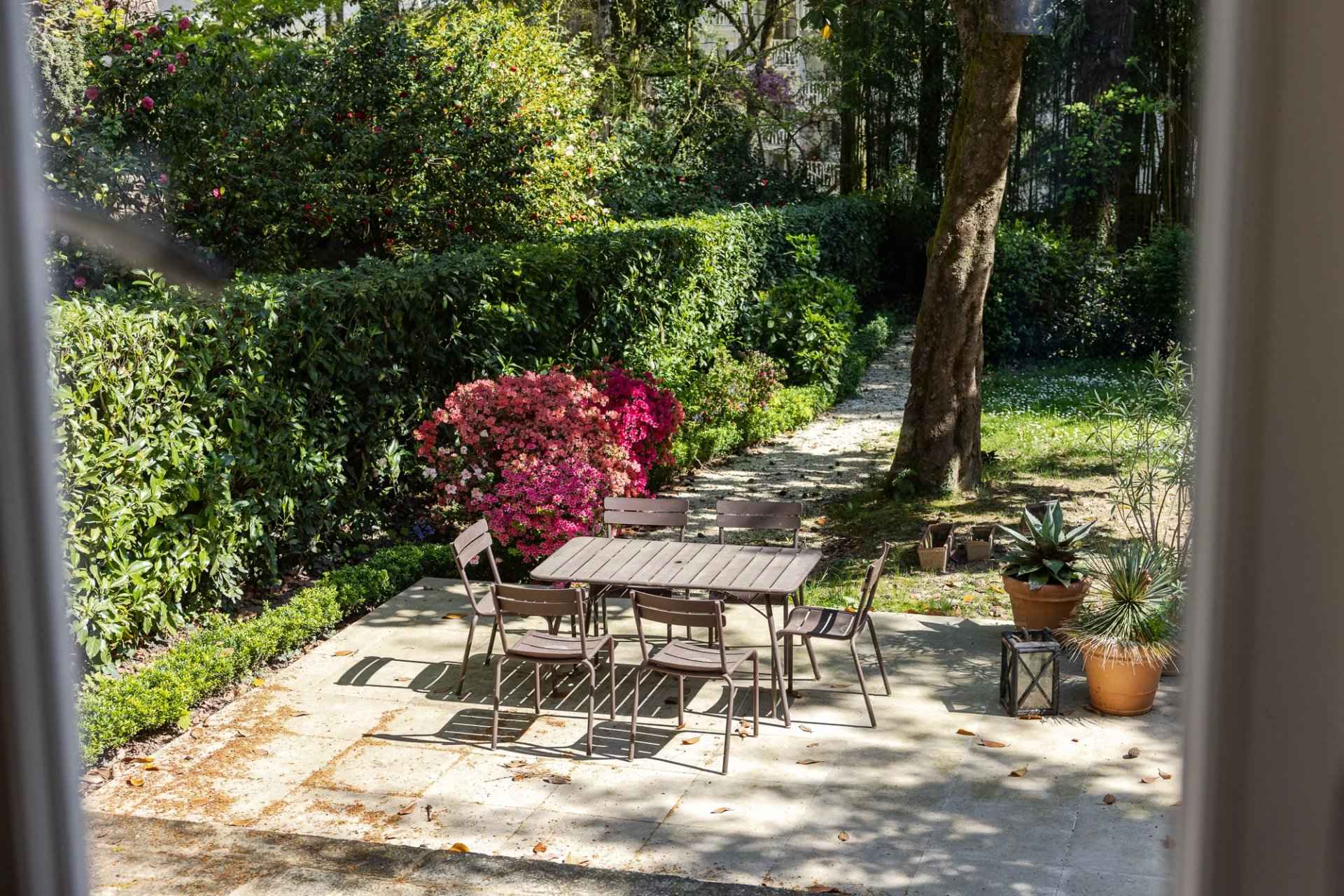 Jardin bien exposé