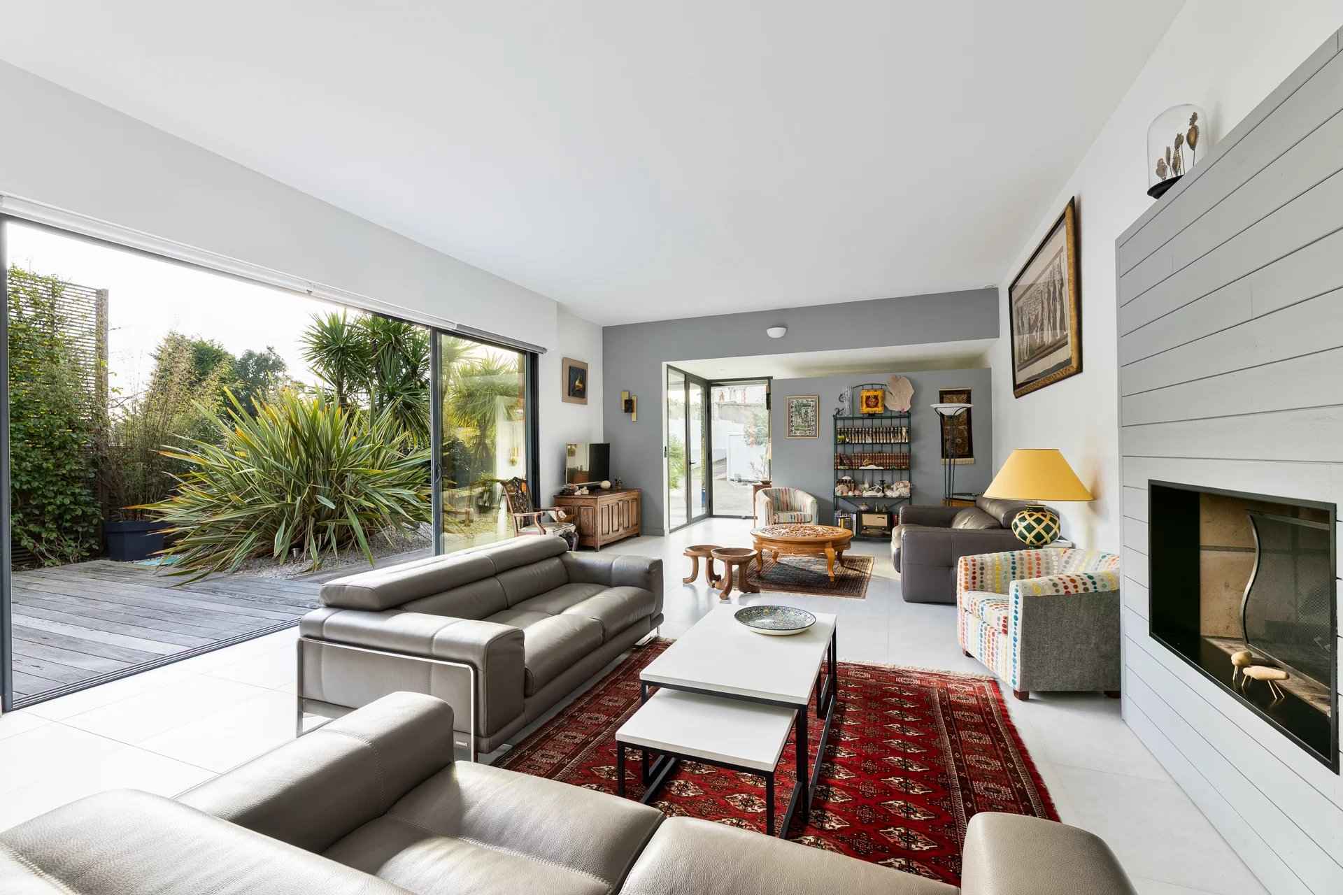 Séjour avec cheminée Pornichet