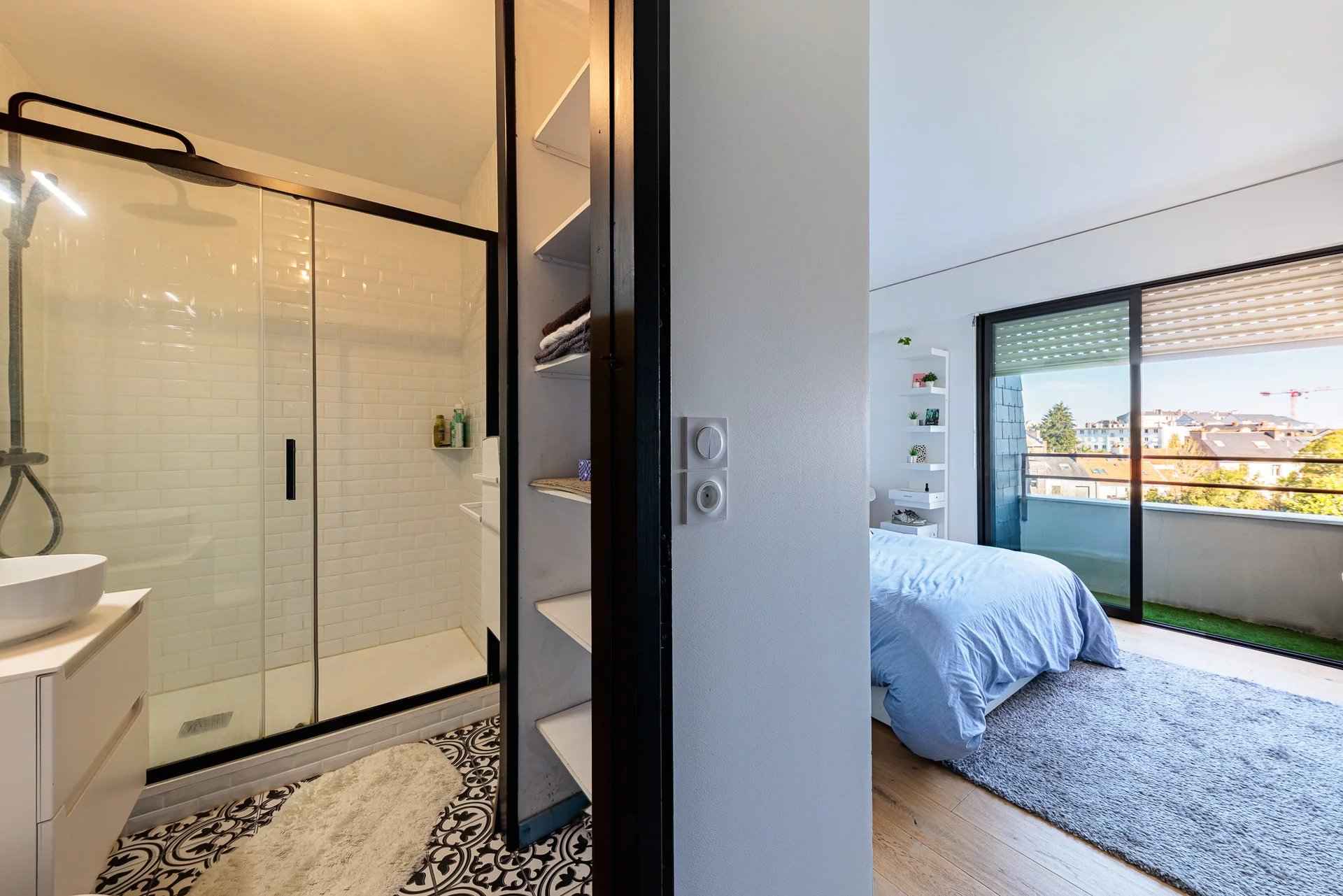 Appartement chambre lumineuse Nantes 