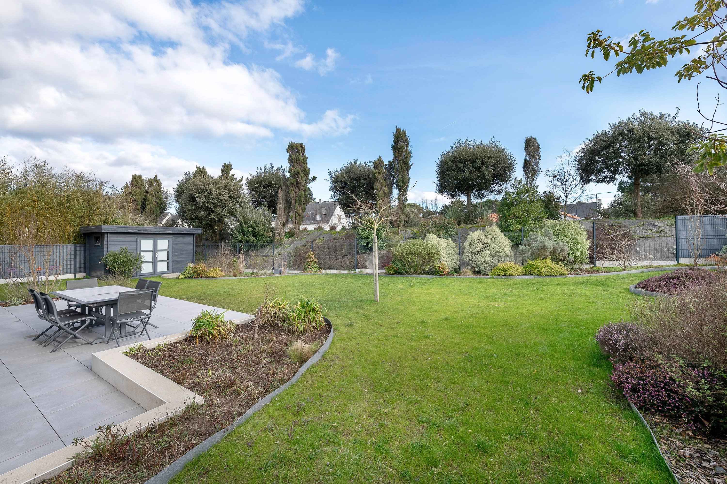 Beau jardin paysagé Le Pouliguen