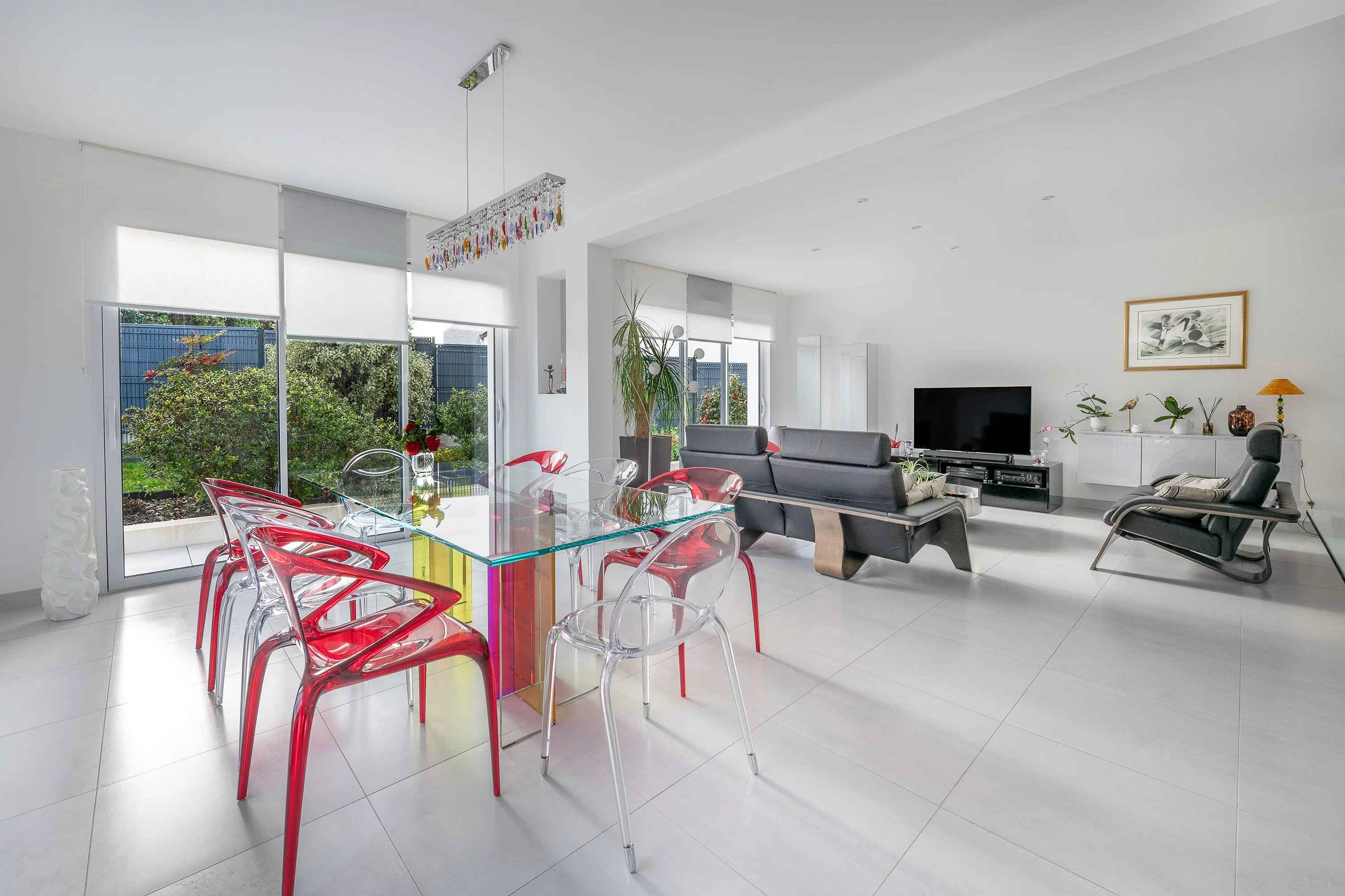 Salon vue sur jardin Le Pouliguen