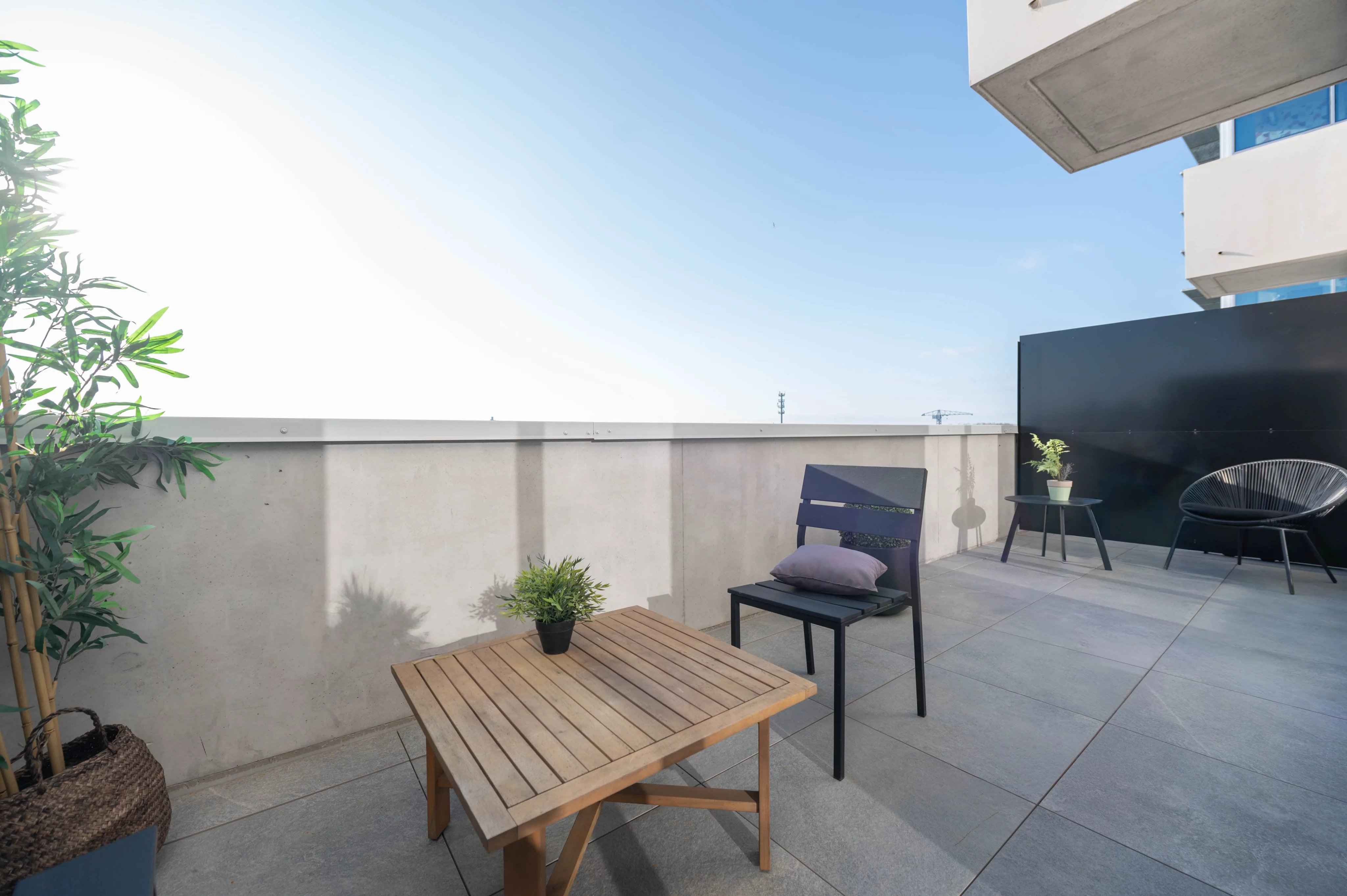 Appartement aevc terrasses Ile de Nantes 