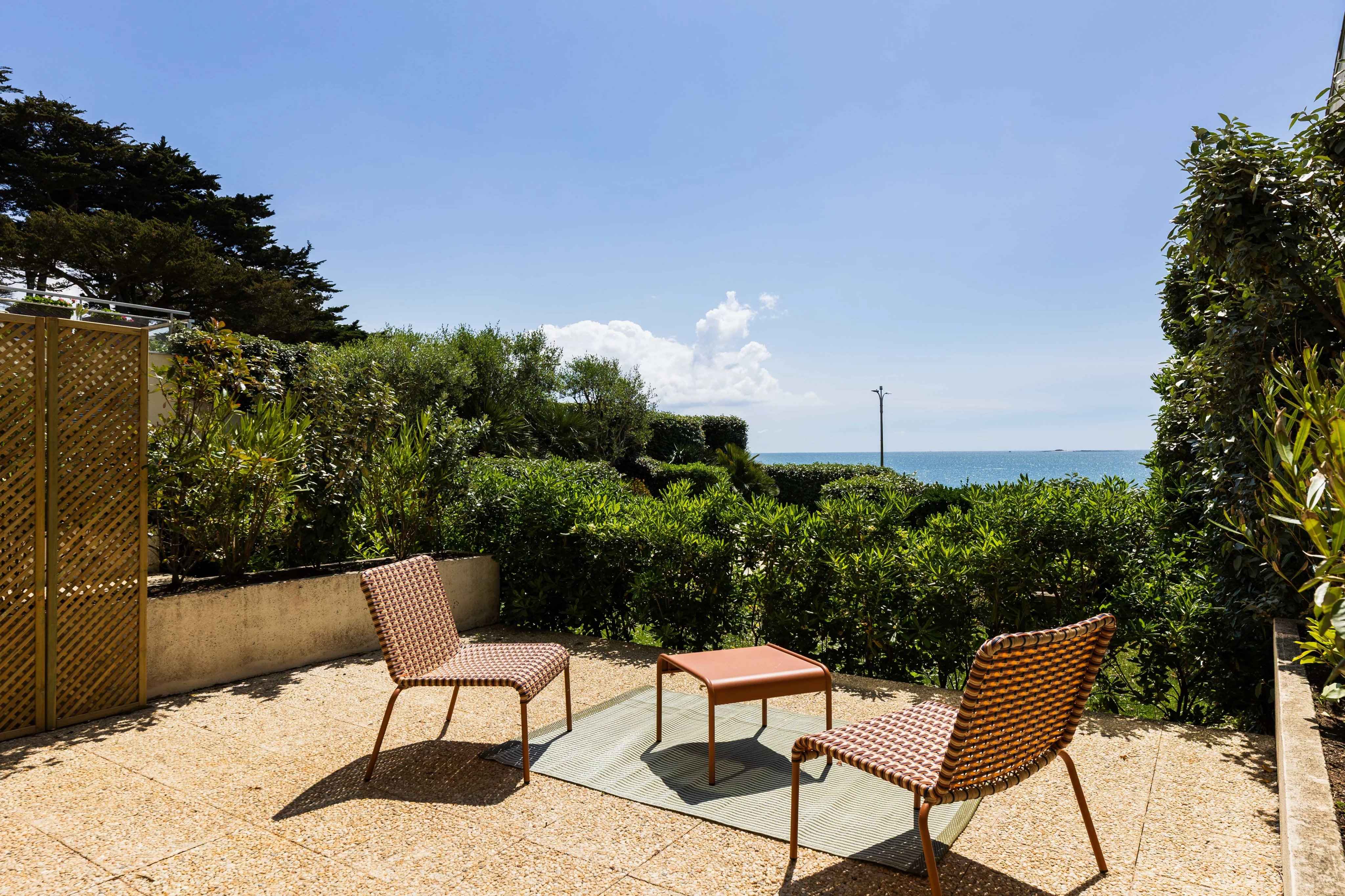 Appartement face mer