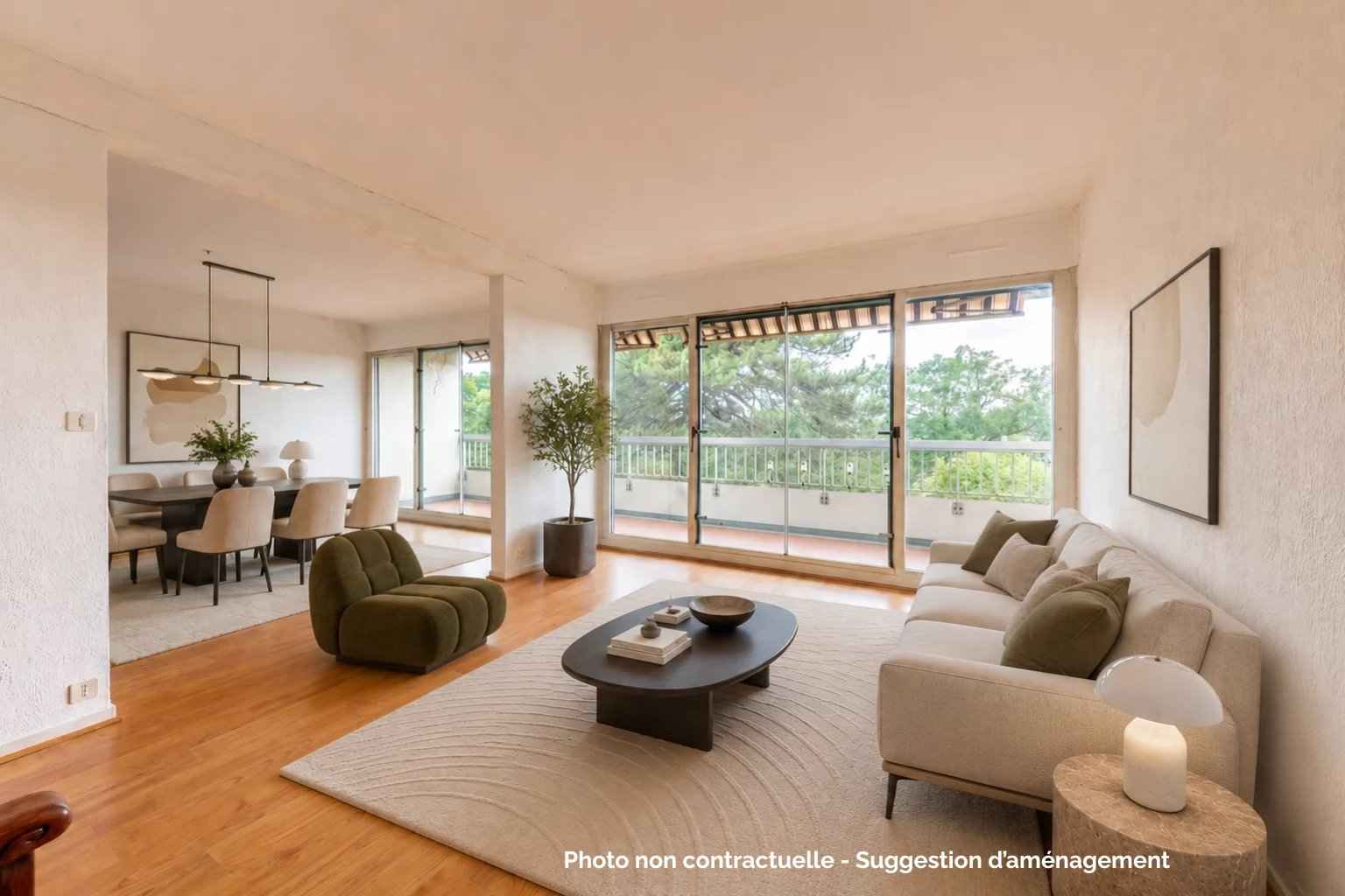 Appartement vue Erdre résidence de standing 