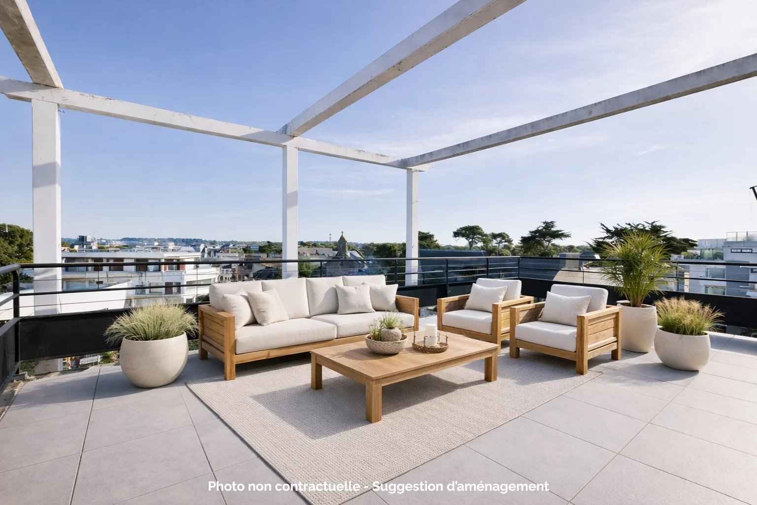 Terrasse d'été à La Baule