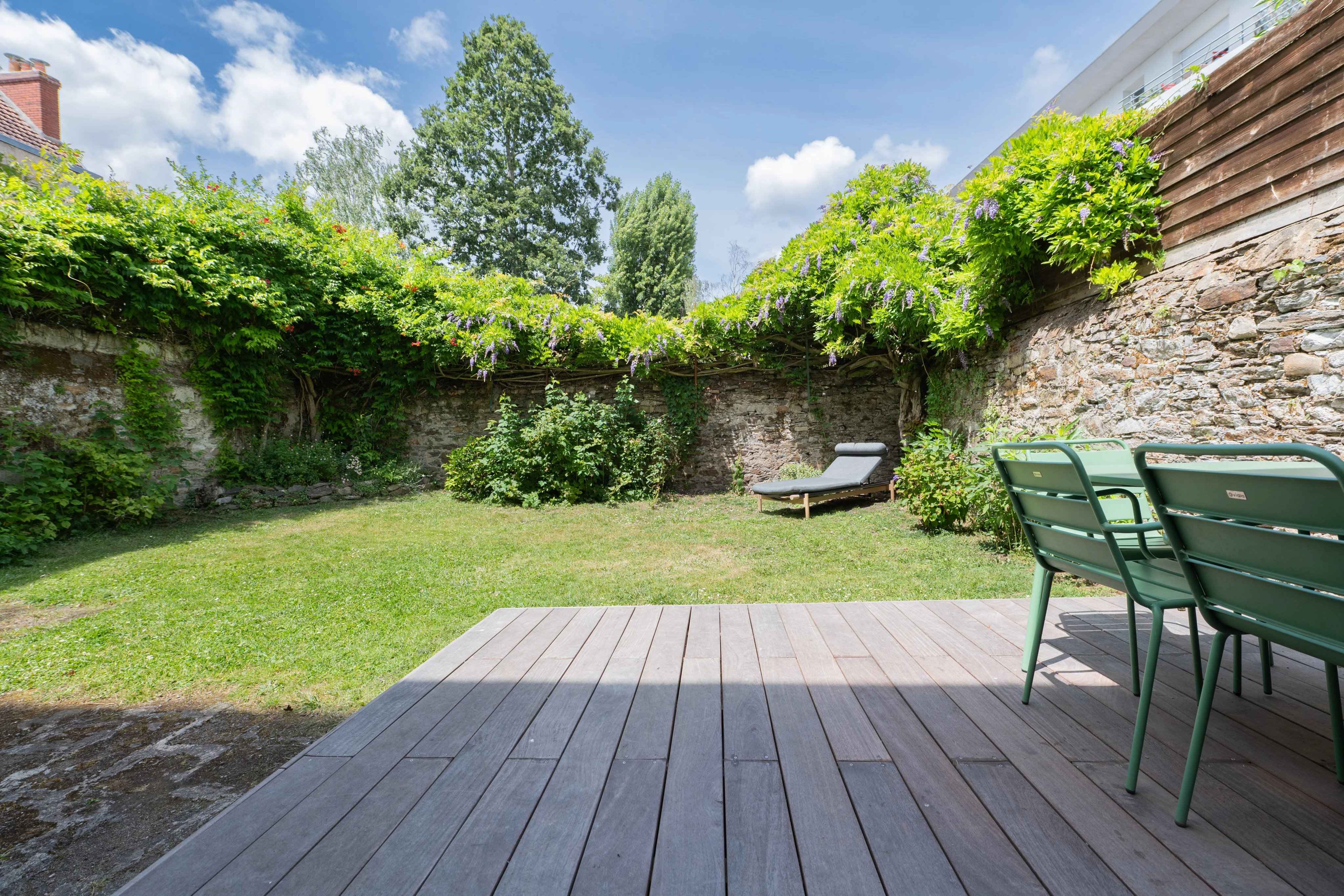 Maison avec jardin clos de mur Jardin des Plantes 