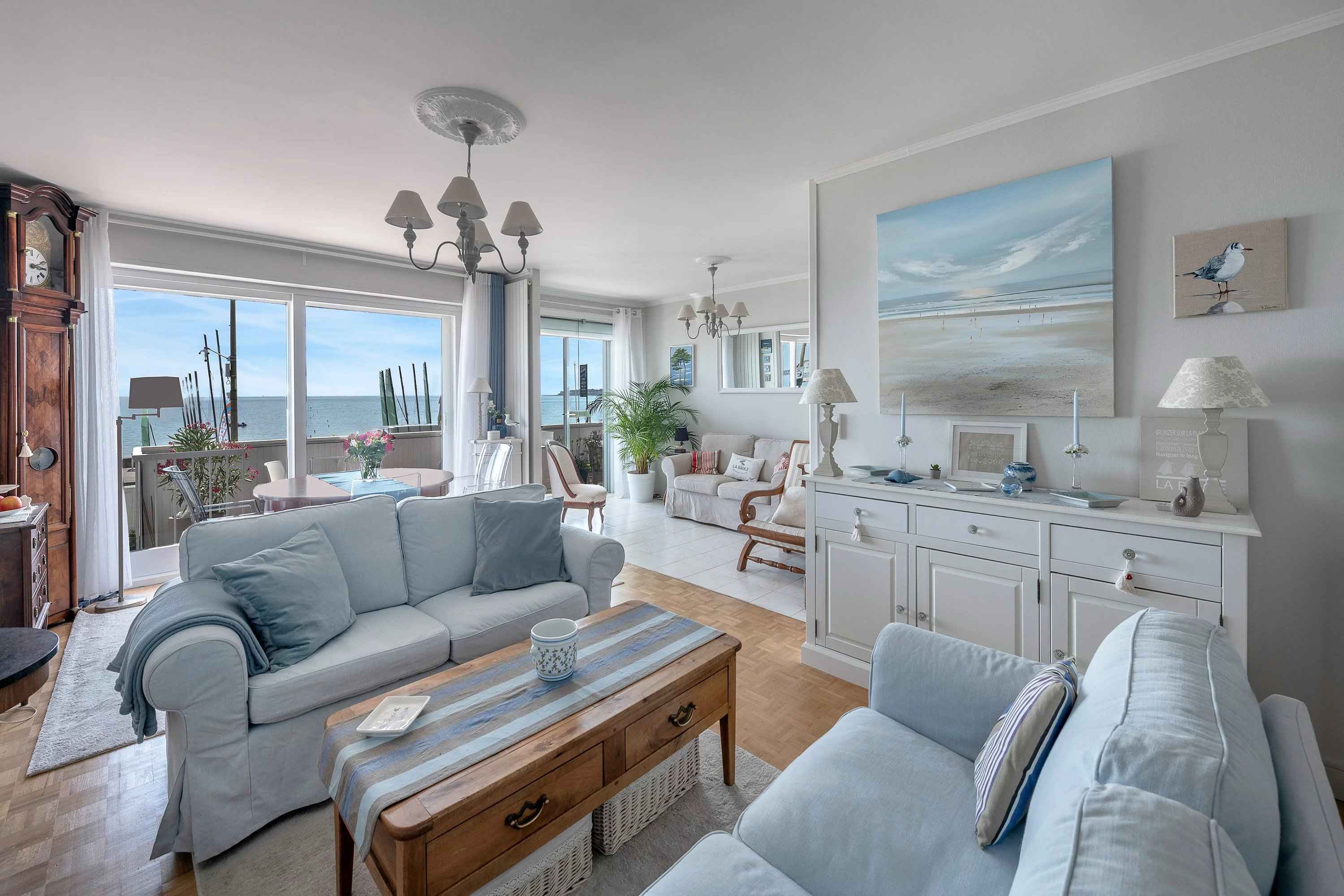 Séjour vue sur la mer LA BAULE