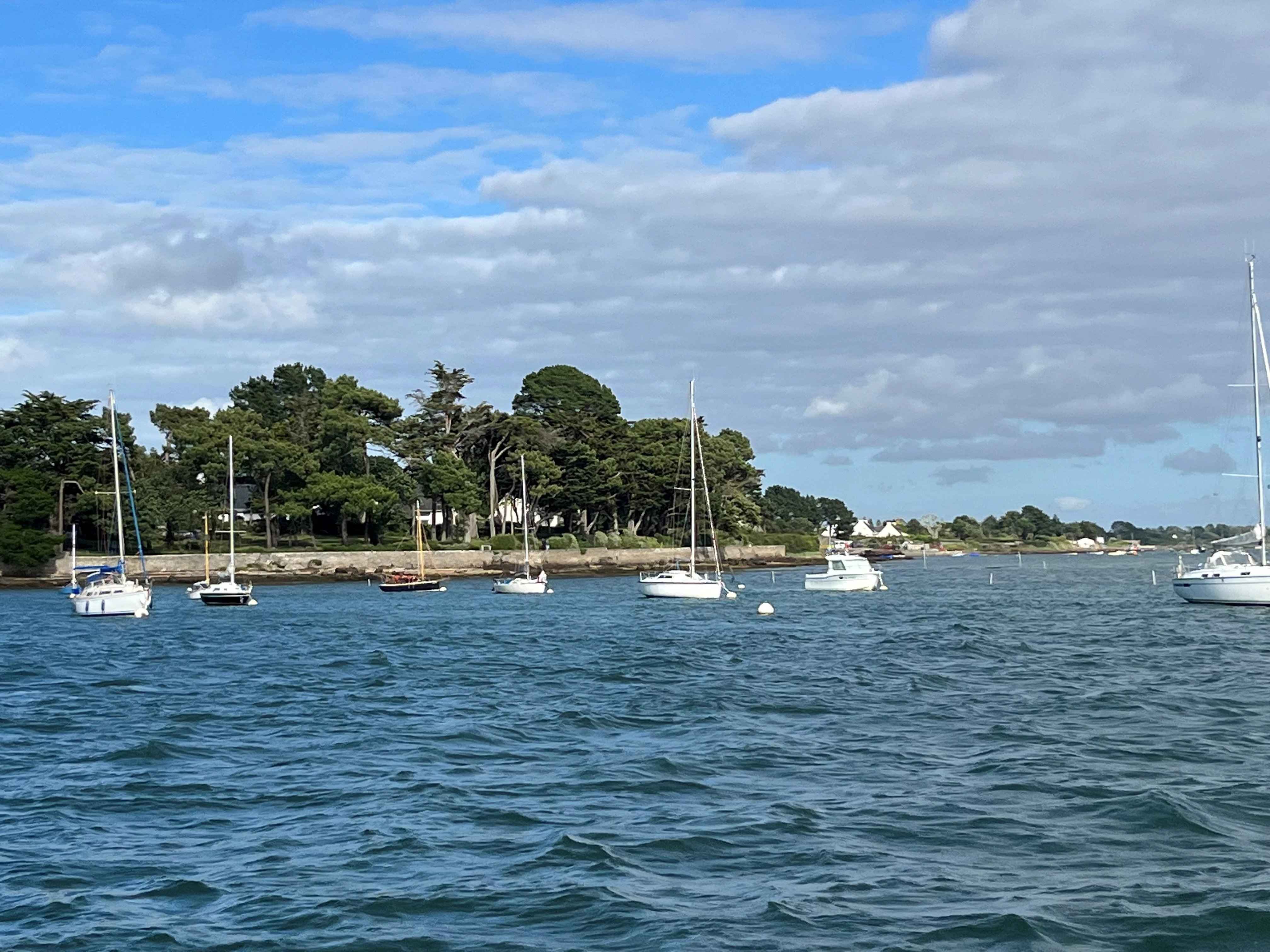 Maison à construire au bord de l'eau île d'Arz