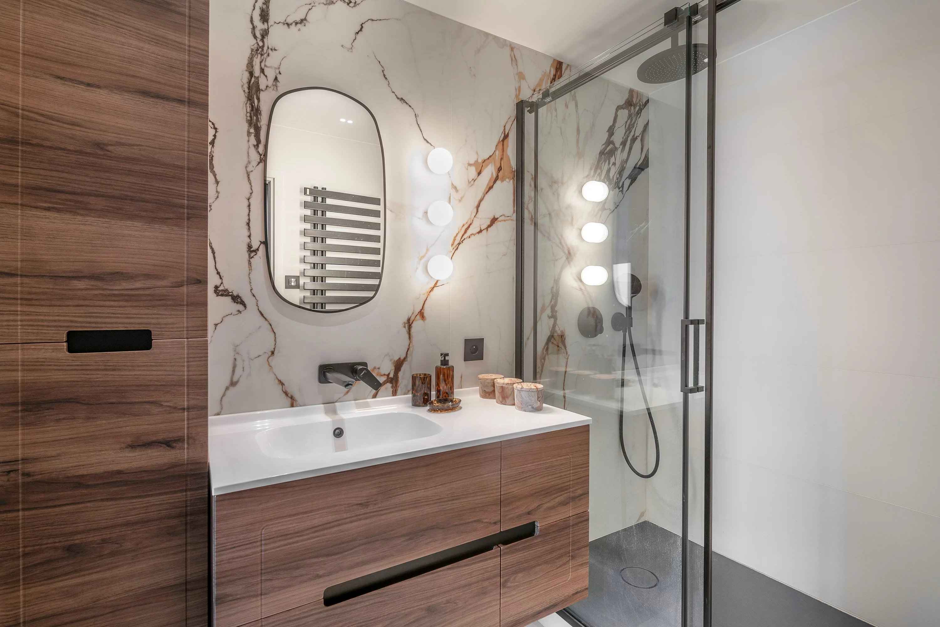Belle salle de bains rénovée