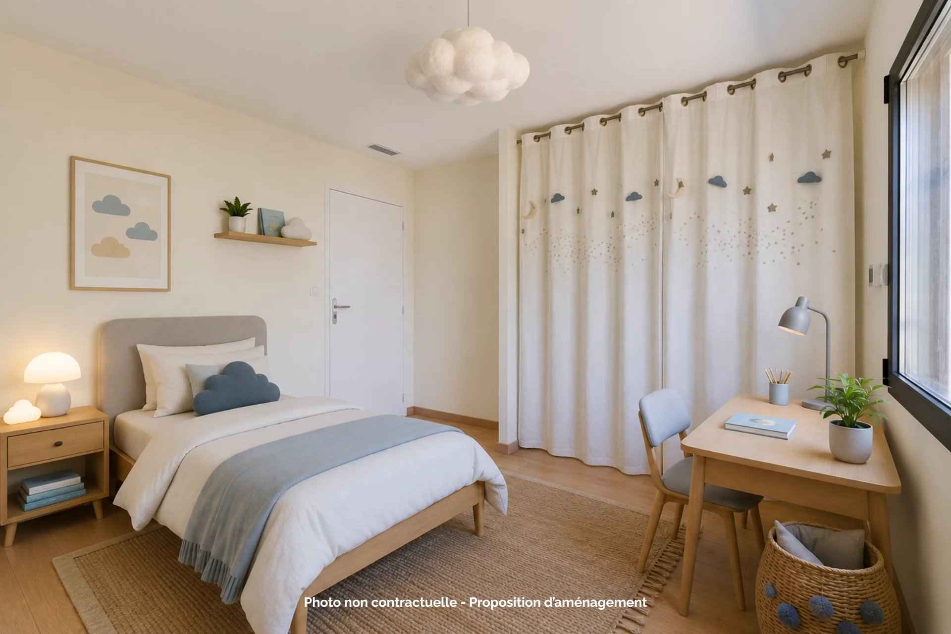 Chambre d'enfant maison Pornichet