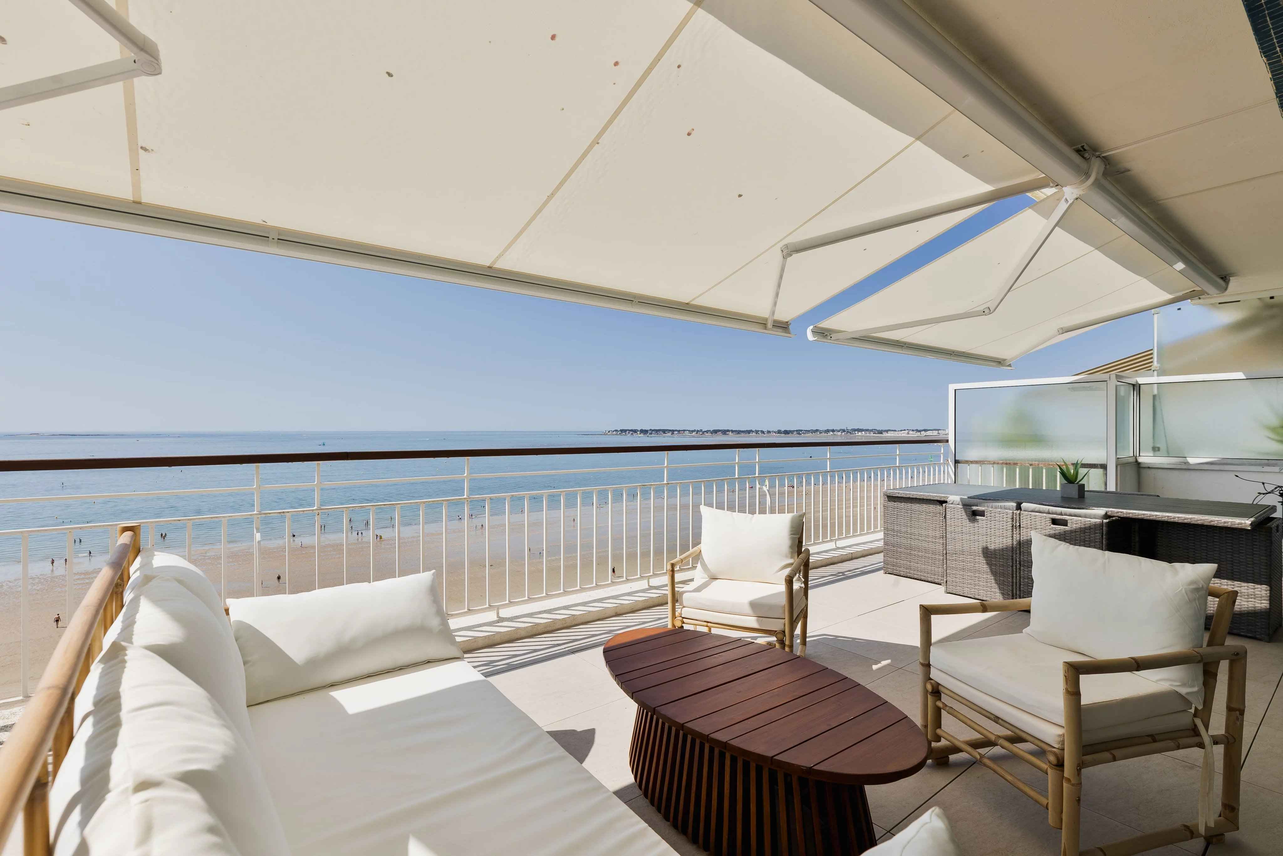 Terrasse face à l'océan LA Baule